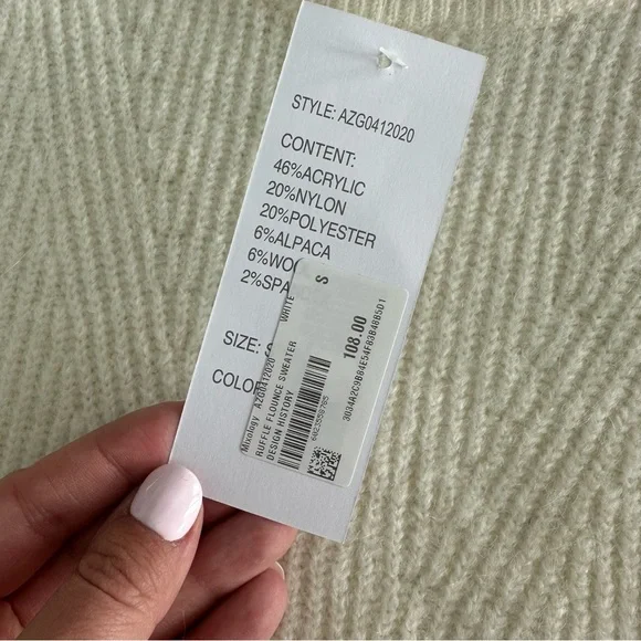 Design History Ruffle Flounce Sweater Vest Top - NWT - Size S - Picture 3 of 6